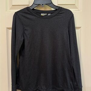 Black Long Sleeve Zella Girls athletic shirt